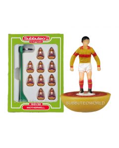MOTHERWELL. Retro Subbuteo Team. Modelled on the LW Figure & Bases From the 1980's. Slight Box Damage.