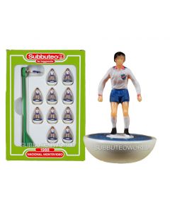 NACIONAL MONTEVIDEO. Retro Subbuteo Team. Modelled on the LW Figure & Bases From the 1980's.