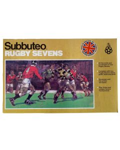 1981 SUBBUTEO RUGBY SEVENS. Italian Edition - Still Shrink-Wrapped. Includes 2 Teams In The LW Figure In All Blue & All Red Kits.