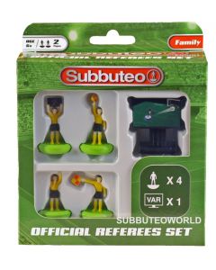 01. NEW SUBBUTEO REFEREE SET NOW WITH VAR. Referee, 2 Linesmen, 4th Official & VAR.