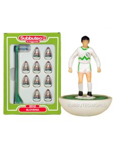 SLOVENIA. Retro Subbuteo Team. Modelled on the LW Figure & Bases From the 1980's.