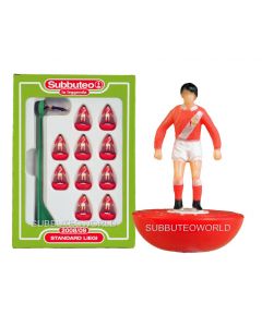 STANDARD LIEGI. Retro Subbuteo Team. Modelled on the LW Figure & Bases From the 1980's. 
