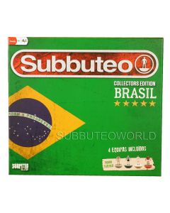 001. BRAZIL COLLECTORS EDITION SUBBUTEO SET. With 4 LW Teams: Fluminense, Sao Paulo, Flamengo & Santos, Player Numbers, Goals, A Ball, A Cotton Pitch & Rules.