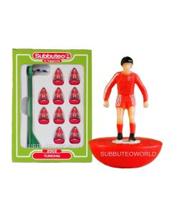 TURKEY. Retro Subbuteo Team. Modelled on the LW Figure & Bases From the 1980's.