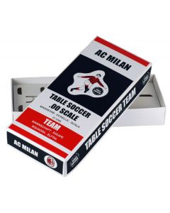 AC MILAN 1ST (WHITE SHORTS, BLACK BOX). COLOURED TEAM HOLDER BOX. 