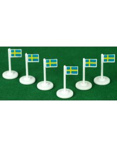 001. SWEDEN CORNER FLAGS.