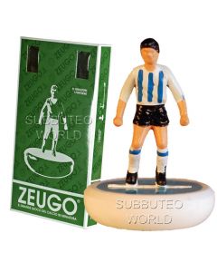 ARGENTINA. MADE BY ZEUGO. REF 002. White Bases, Light Blue Discs.