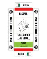 ALGERIA. self adhesive team box labels.