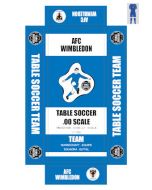 WIMBLEDON (AFC). self adhesive team box labels.