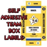 Subbuteo Team Box Labels