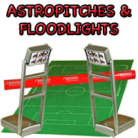 Subbuteo Pitches and Floodlights