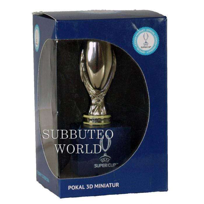 1022A. THE UEFA SUPER CUP. 70mm High With Display Box. Official