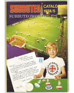 1974-75 SUBBUTEO CATALOGUE. With Brown 1974 Price List. Excellent Condition.