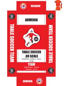 ARMENIA. Self adhesive team box labels.
