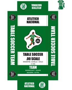 ATLETICO NACIONAL MEDELLIN. self adhesive team box labels.