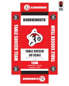 BOURNEMOUTH. self adhesive team box labels.