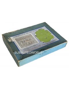 1956 SUBBUTEO TABLE CRICKET SET. With Celluloid Figures, Pitch & 1956 Price List.
