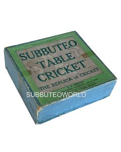 1964 SUBBUTEO CRICKET COMBINATION EDITION. With Celluloid Teams & Bases.