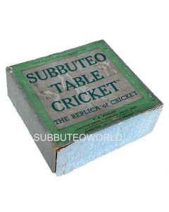 1953 SUBBUTEO CRICKET COMBINATION EDITION. With Celluloid Teams & Bases.