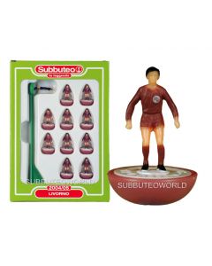 LIVORNO. Retro Subbuteo Team. Modelled on the LW Figure & Bases From the 1980's.